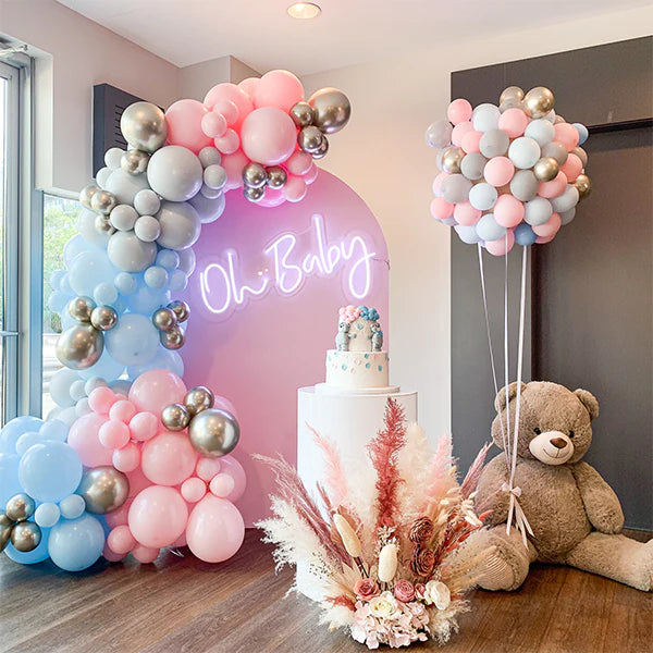 Customised Single Board Style Gender Reveal