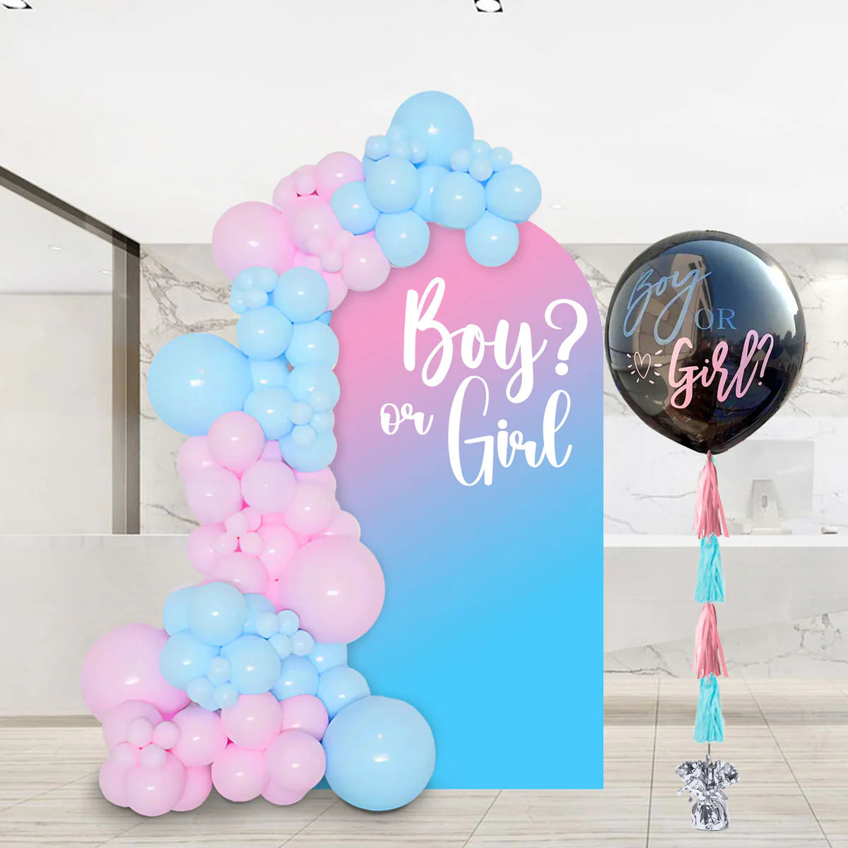 Customised Single Board Style Gender Reveal